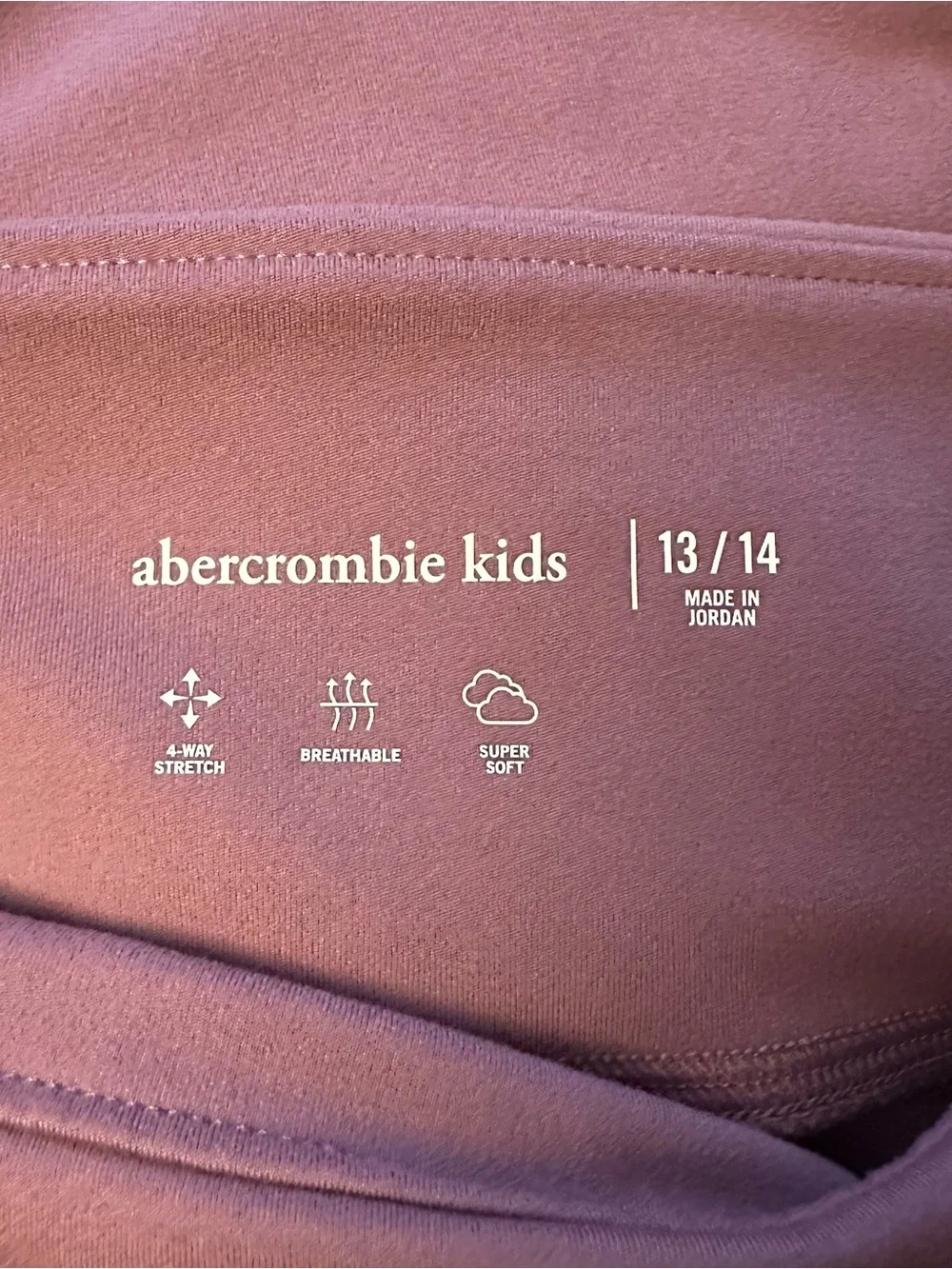 Abercrombie & Fitch Kids Pink/Purple Flare Yoga Lounge Athletic Pants Size 13/14